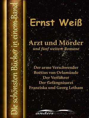 cover image of Arzt und Mörder und fünf weitere Romane